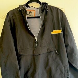 Black JMU half zip windbreaker - womens small - limited edition